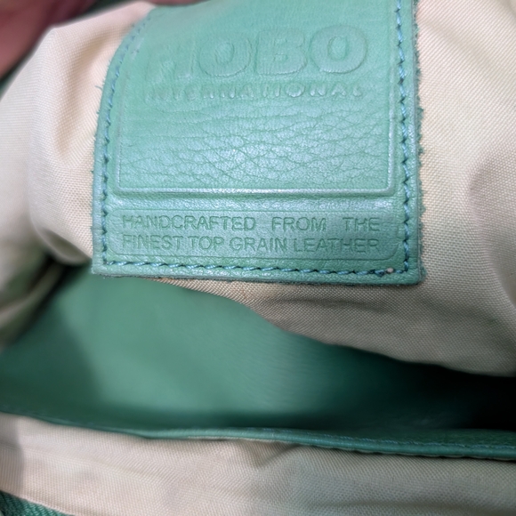 HOBO Green Leather Shoulder Bag - Picture 3 of 14